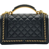 シャネル CHANEL ボーイシャネル20 A94805 ブラック ゴールド金具 マトラッセ/ラムスキン レディース ショルダーバッグ