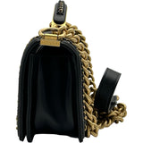 シャネル CHANEL ボーイシャネル20 A94805 ブラック ゴールド金具 マトラッセ/ラムスキン レディース ショルダーバッグ