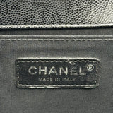 シャネル CHANEL ボーイ シャネル25 A67086 27番台 ブラック キャビアスキン レディース ショルダーバッグ