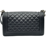 シャネル CHANEL ボーイ シャネル25 A67086 27番台 ブラック キャビアスキン レディース ショルダーバッグ