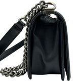 シャネル CHANEL ボーイ シャネル25 A67086 27番台 ブラック キャビアスキン レディース ショルダーバッグ