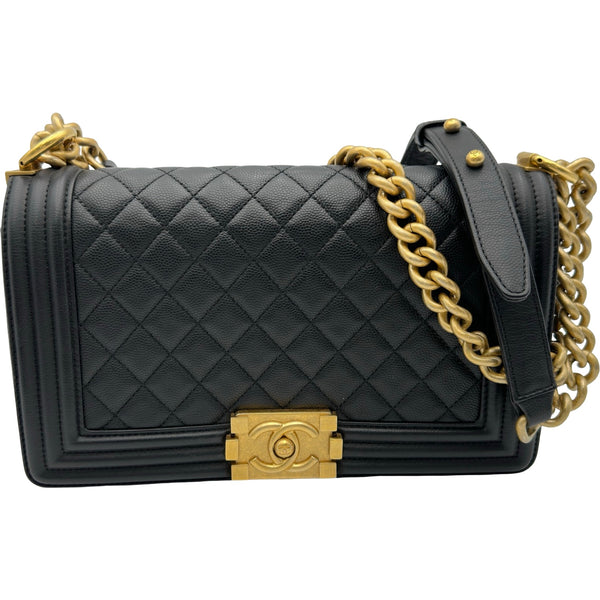 シャネル CHANEL ボーイシャネル25 A67086 24番台 ブラック ゴールド