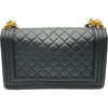 シャネル CHANEL ボーイシャネル25 A67086 24番台 ブラック ゴールド金具 キャビアスキン レディース ショルダーバッグ