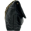 シャネル CHANEL マキシフラップショルダーバッグ AS5740 ブラック/ゴールド金具 ラムスキン レディース ショルダーバッグ