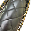 シャネル CHANEL マトラッセ25 A01112 29番台 ブラック ゴールド金具 ラムスキン レディース ショルダーバッグ