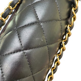 シャネル CHANEL マトラッセ25 A01112 29番台 ブラック ゴールド金具 ラムスキン レディース ショルダーバッグ