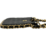 シャネル CHANEL マトラッセ 2WAYバッグ AP3487 ブラック ゴールド金具 ラムスキン レディース ショルダーバッグ