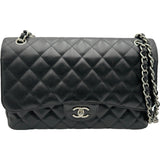 シャネル CHANEL マトラッセ30 A58600 14番台 ブラック シルバー金具 キャビアスキン レディース ショルダーバッグ