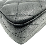 シャネル CHANEL マトラッセ30 A58600 14番台 ブラック シルバー金具 キャビアスキン レディース ショルダーバッグ