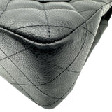 シャネル CHANEL マトラッセ30 A58600 14番台 ブラック シルバー金具 キャビアスキン レディース ショルダーバッグ