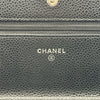 シャネル CHANEL マトラッセチェーンウォレット A33814 22番台 ブラック シルバー金具 キャビアスキン レディース ショルダーバッグ