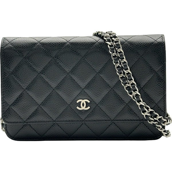シャネル CHANEL マトラッセチェーンウォレット A33814 22番台