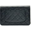 シャネル CHANEL マトラッセチェーンウォレット A33814 22番台 ブラック シルバー金具 キャビアスキン レディース ショルダーバッグ