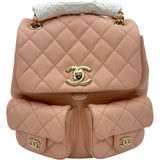 シャネル CHANEL マトラッセスモールバッグ AS3787 ピンク ゴールド金具 キャビアスキン レディース リュック・デイパック