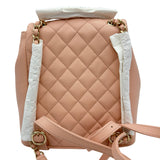 シャネル CHANEL マトラッセスモールバッグ AS3787 ピンク ゴールド金具 キャビアスキン レディース リュック・デイパック