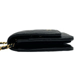 シャネル CHANEL マトラッセチェーンウォレット AP2050 ブラック ゴールド金具 キャビアスキン レディース ショルダーバッグ