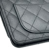 シャネル CHANEL マトラッセチェーンウォレット A33814 19番台 ブラック シルバー金具 キャビアスキン レディース ショルダーバッグ