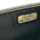 シャネル CHANEL マトラッセ チェーンウォレット A33814 26番台 ブラック ゴールド金具 キャビアスキン レディース ショルダーバッグ