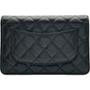 シャネル CHANEL マトラッセ チェーンウォレット A33814 26番台 ブラック ゴールド金具 キャビアスキン レディース ショルダーバッグ
