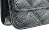 シャネル CHANEL マトラッセ チェーンウォレット A33814 26番台 ブラック ゴールド金具 キャビアスキン レディース ショルダーバッグ