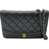 シャネル CHANEL マトラッセチェーンウォレット A84389 25番台 ブラック ゴールド金具 カーフスキン レディース ショルダーバッグ