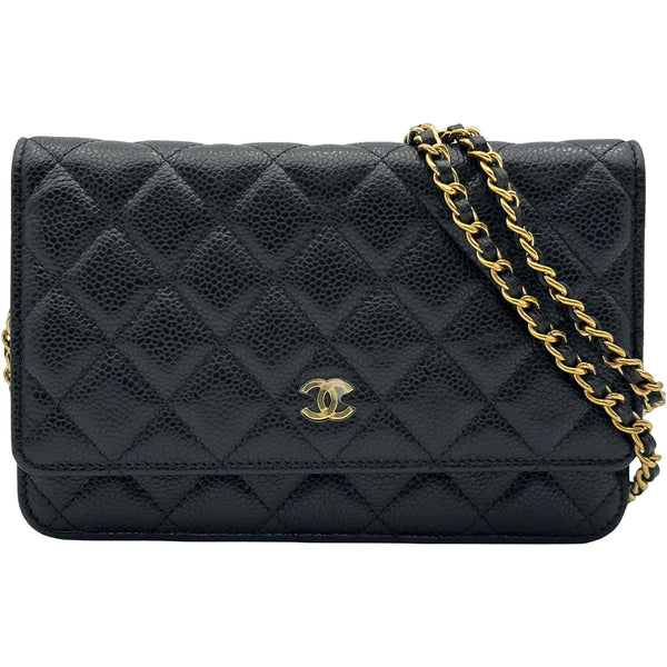 CHANEL マトラッセ　アンブレラ シャネル CHANEL マトラッセチェーンウォレット ブラック キャビア