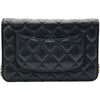 シャネル CHANEL マトラッセチェーンウォレット ブラック キャビアスキン レディース ショルダーバッグ