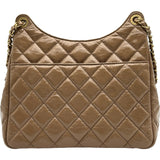 シャネル CHANEL マトラッセ チェーンショルダー AS4322 ベージュ ゴールド金具 パテントレザー レディース ショルダーバッグ
