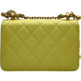 シャネル CHANEL マトラッセ チェーンショルダー AP2289 イエロー ゴールド金具 カーフスキン レディース ショルダーバッグ