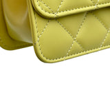 シャネル CHANEL マトラッセ チェーンショルダー AP2289 イエロー ゴールド金具 カーフスキン レディース ショルダーバッグ