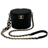 シャネル CHANEL マトラッセバニティ AS1355 29番台 ブラック ラムスキン レディース ショルダーバッグ