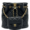 シャネル CHANEL マトラッセ ミニバックパック AS3947 ブラック ゴールド金具 ラムスキン レディース リュック・デイパック