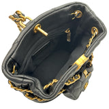 シャネル CHANEL マトラッセ ミニバックパック AS3947 ブラック ゴールド金具 ラムスキン レディース リュック・デイパック