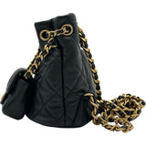 シャネル CHANEL マトラッセ ミニバックパック AS3947 ブラック ゴールド金具 ラムスキン レディース リュック・デイパック