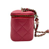 シャネル CHANEL マトラッセミニバニティ ピンク ゴールド金具 ラムスキン レディース ショルダーバッグ