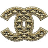 シャネル CHANEL ラインストーンブローチ ゴールド メタル/ラインストーン アクセサリー