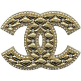 シャネル CHANEL ラインストーンブローチ ゴールド メタル/ラインストーン アクセサリー