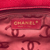 シャネル CHANEL ワイルドステッチハンド 9番台 レッド ゴールド金具 キャビアスキン レディース ハンドバッグ
