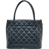 シャネル CHANEL 復刻トート A01804 5番台 ブラック シルバー金具 キャビアスキン レディース トートバッグ