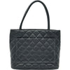 シャネル CHANEL 復刻トート A01804 6番台 ブラック シルバー金具 キャビア レディース トートバッグ