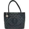 シャネル CHANEL 復刻トート A01804 6番台 ブラック シルバー金具 キャビア レディース トートバッグ