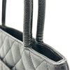 シャネル CHANEL 復刻トート A01804 6番台 ブラック シルバー金具 キャビア レディース トートバッグ