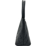 シャネル CHANEL 復刻トート A01804 6番台 ブラック シルバー金具 キャビア レディース トートバッグ