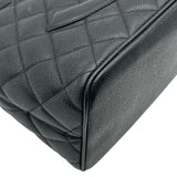 シャネル CHANEL 復刻トート A01804 6番台 ブラック シルバー金具 キャビア レディース トートバッグ