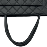 シャネル CHANEL 復刻トート A01804 6番台 ブラック シルバー金具 キャビア レディース トートバッグ