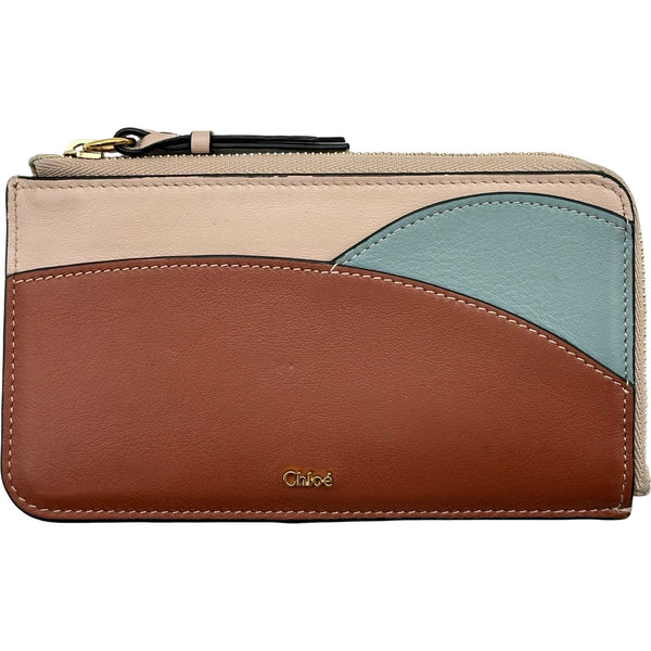 クロエ Chloe ロングフラグメントケース マルチカラー レザー