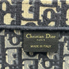 クリスチャン・ディオール Christian Dior ブックトートラージ ネイビー キャンバス レディース トートバッグ