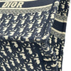 クリスチャン・ディオール Christian Dior ブックトートラージ ネイビー キャンバス レディース トートバッグ