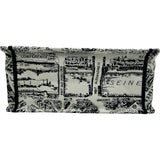クリスチャン・ディオール Christian Dior ブックトート ミディアム ブラック/ホワイト キャンバス レディース トートバッグ