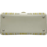 デルヴォー DELVAUX ブリヨンMM ホワイト レザー レディース ハンドバッグ